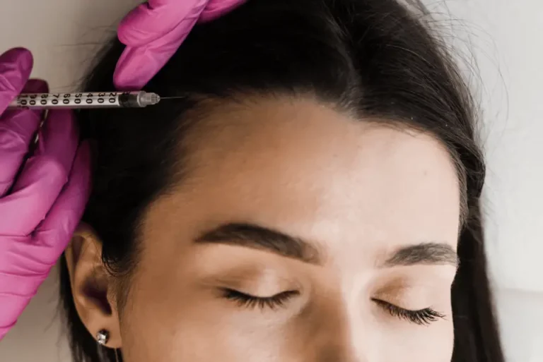 Woman getting a Mesotherapy treatment